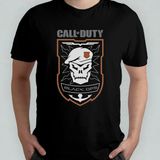 Call Of Duty Black Ops Unisex %100 Pamuklu Bisiklet Yaka T-Shirt Model 3 - Siyah - XL