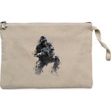 Call Of Duty Combatant Krem Clutch Astarlı Cüzdan / El Çantası - 25x18cm