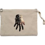 Call Of Duty Iron Hand Krem Clutch Astarlı Cüzdan / El Çantası - 25x18cm