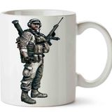 Call Of Duty Porselen Kupa Bardak