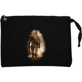 Call Of Duty Soldier Siyah Clutch Astarlı Cüzdan / El Çantası - 25x18cm