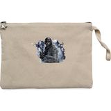 Call Of Duty Three Warriors Krem Clutch Astarlı Cüzdan / El Çantası - 25x18cm