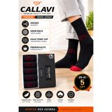 CALLAVI Dikişsiz Süper Penye Soket Çorap 5 çift