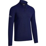 Callaway 1/4 Zip Merino Sweater / Erkek Yün Karışımlı Ince Kazak - Koyu Lacivert