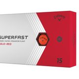 Callaway Golf Superfast Kalın Golf Topları, Kırmızı