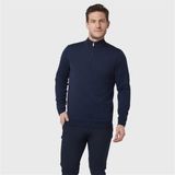 Callaway Mock Wind Stopper Sweater - Erkek Rüzgar Geçirmez Yarım Fermuarlı Kazak - Black - 2XL