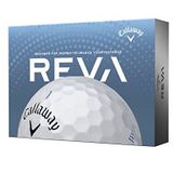 Callaway REVA Golf Topları (Bir Düzine) (Sürüm 2023, Beyaz)