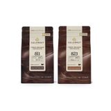 Callebaut 2'li Çikolata Paketi (811 BİTTER DROP ÇİKOLATA 1 KG VE 823 SÜTLÜ DROP ÇİKOLATA 1 KG)