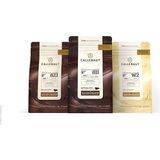 Callebaut 3'lü Paket Bitter Çikolata 1 kg %54.5 Kakao Oranı ile Yoğun Lezzet Sunar