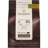 Callebaut 811-Bitter Küvertür Drop Çikolata 2.5 KG - 2,5 kg