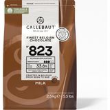 Callebaut 823 Sütlü Kuvertür Drop Çikolata 2.5 kg Kolay Kullanım ve Zengin Aroma - 2,5 kg