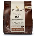 Callebaut 823 Sütlü Kuvertür Drop Çikolata 400 gr %33.6 Kakao Oranı ile Kolay Kullanım İçin İdeal