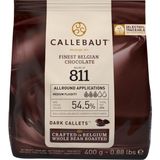 Callebaut Bitter Kuvertür Çikolata 400G - %54.5 Kakao Pastacılık Çikolatası 6'li Avantaj Paketi - 6 Adet - 400 G