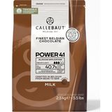 Callebaut Güçlü 41 Sütlü Kuvertür Drop Çikolata 2,5 kg %41 Kakao ile Kolay Kullanım
