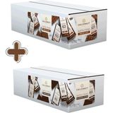 Callebaut Napoliten Sunum Çikolatası 2'li Set Bitter & Sütlü - 2 kg
