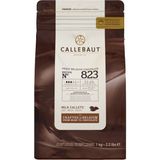 Callebaut Sütlü Kuvertür Çikolata 1kg | Pastacılık ve Dekorasyon Için 2'li Ekonomik Paket - 2 Adet - 1 kg