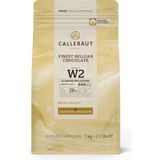 Callebaut W2 Beyaz Kuvertür Drop Çikolata 1 Kg %28 Kakao Oranı ile Kremsi Lezzet