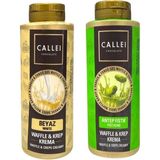 Callei 2'Waffle Sos 300 gr Avantaj Paketi Antep Fıstık Beyaz Çikolata