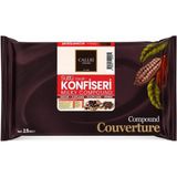 Callei Chocolate Sütlü Konfiseri Kokolin Blok 2,5 kg – Pasta, Tatlı ve Çikolata Kaplamaları Için Yoğun Sütlü Kokolin