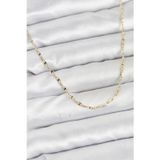 Callerrons Accessories CM 14K Gold Renk Pirinç Gemi Zinciri Model Kadın Kolye - EBJ260207W39384