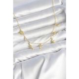 Callerrons Accessories Pirinç Gold Renk Minimal Deniz Konsept Kadın Kolye - EBJ260725W44326