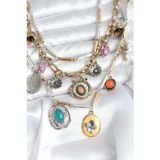 Callerrons Accessories Pirinç Otantik Kolye Seti - EBJ260516W40569