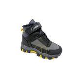 Callion 06P Deri Cocuk Sneakers Bot Fume Siyah Sari