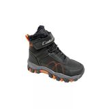 Callion 06P Deri Cocuk Sneakers Bot Siyah Oranj