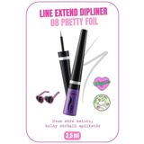 Callista Line Extend Dipliner Uzun Süre Kalıcı - 08 Pretty Foil - Gri
