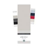 Calmera Home Tek Kişilik %100 Pamuk Penye Lastikli Çarşaf - 100 X 200 Cm Açık Gri