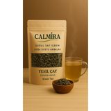 Calmira Yeşil Çay Yaprak 80 gr / Green Tea / Orijinal Saf Yeşilçay / Katkı Koruyucu Içermez