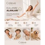Calove Premium Sıvı Geçirmez Mikrofiber Alez - Tam Kenar Korumalı Yatak Koruyucu (Bebek/tek/çift/battal) - 120 x 200 cm - Beyaz