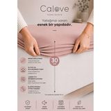 Calove Premium Sıvı Geçirmez Mikrofiber Alez - Tam Kenar Korumalı Yatak Koruyucu (Bebek/tek/çift/battal) - 120 x 200 cm - Pembe