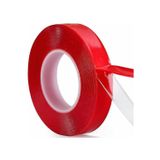 CALRADİA Segnan VHB Çift Taraflı Bant, Şeffaf Silikon Yapıştırıcı Bant 16 mm x 2 metre
