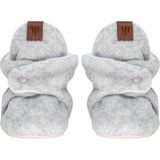 Caluu Baby Polar Ayarlanabilir Çıtçıtlı Bilekli Bebek Panduf - Gri