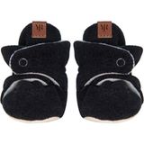 Caluu Baby Polar Ayarlanabilir Çıtçıtlı Bilekli Bebek Panduf - Siyah