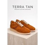 Calvaren Terra Süet Hakiki Deri Termo Taban Sneaker Süet Deri Premium Erkek Ayakkabısı - Hardal