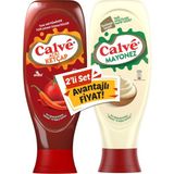 Calve 2li Set Acılı Ketçap 610g + Mayonez 540g - 1140 gr