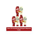 Calve 3x600 gr Ketçap + 3x540 gr Yağı Azaltılmış Mayonez