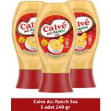 Calve Acılı Ranch Sos 240 gr x 3 Adet