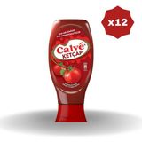 Calve Acısız Ketçap 400 Gr - (12 Adet)