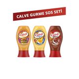 Calve Bbq Sos 290G + Cheddar Sos 240G + Burger Sos 245G
