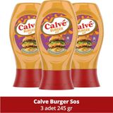 Calve Burger Sos 245 gr x 3 Adet - 735 gr