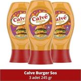 Calve Burger Sos 245G X3
