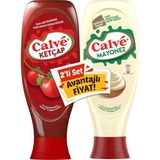 Calve Calvé Ketçap + Mayonez (610 + 540 G) - Büyük Boy Ekonomik Sos Paketi - 1 Adet