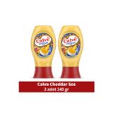 Calve Cheddar Sos 240 GR x 2 Adet