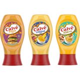 Calve Gurme Sos Seti 3lü / Burger - Cheddar - Köri - 240 gr