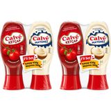 Calve Ketçap 430 gr & Mayonez 380 gr Set x 2 Adet - 1 Paket