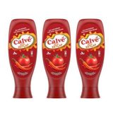 Calve Ketçap Acılı 610 gr x 3 Adet