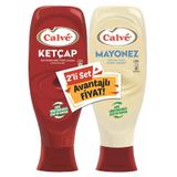 Calve Ketçap + Mayonez 1,15 Kg Pratik Sos 6'Li Avantaj Paketi